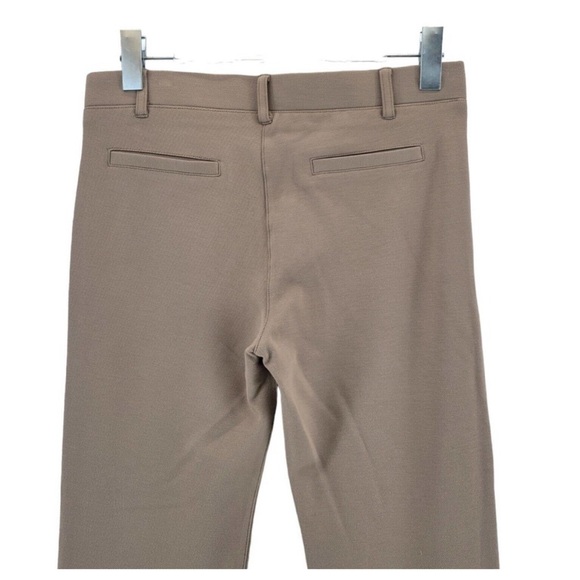 Betabrand Yoga Dress Pants Tan Khaki Womens Size Medium Classic Straight Leg NWT - Picture 3 of 10